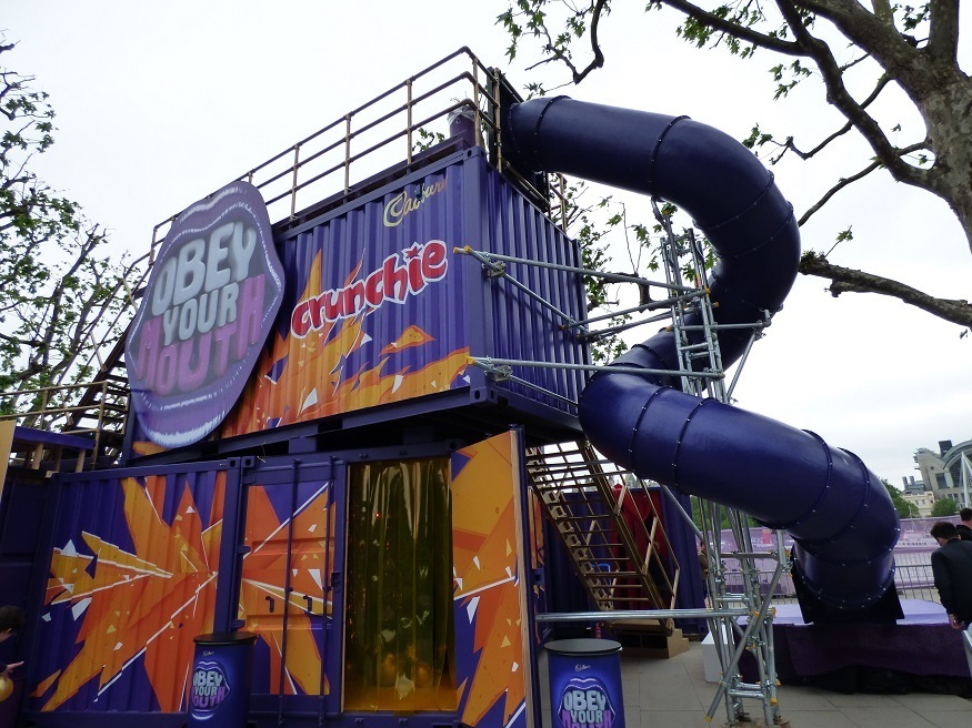 Cadbury Tube Slide